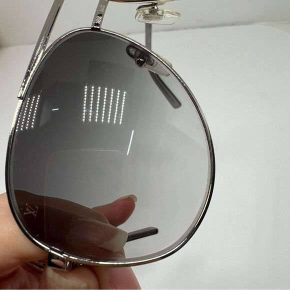 Louis Vuitton Sunglasses Attitude Damier Silver Z034OU Box Receipt - Picture 8 of 9